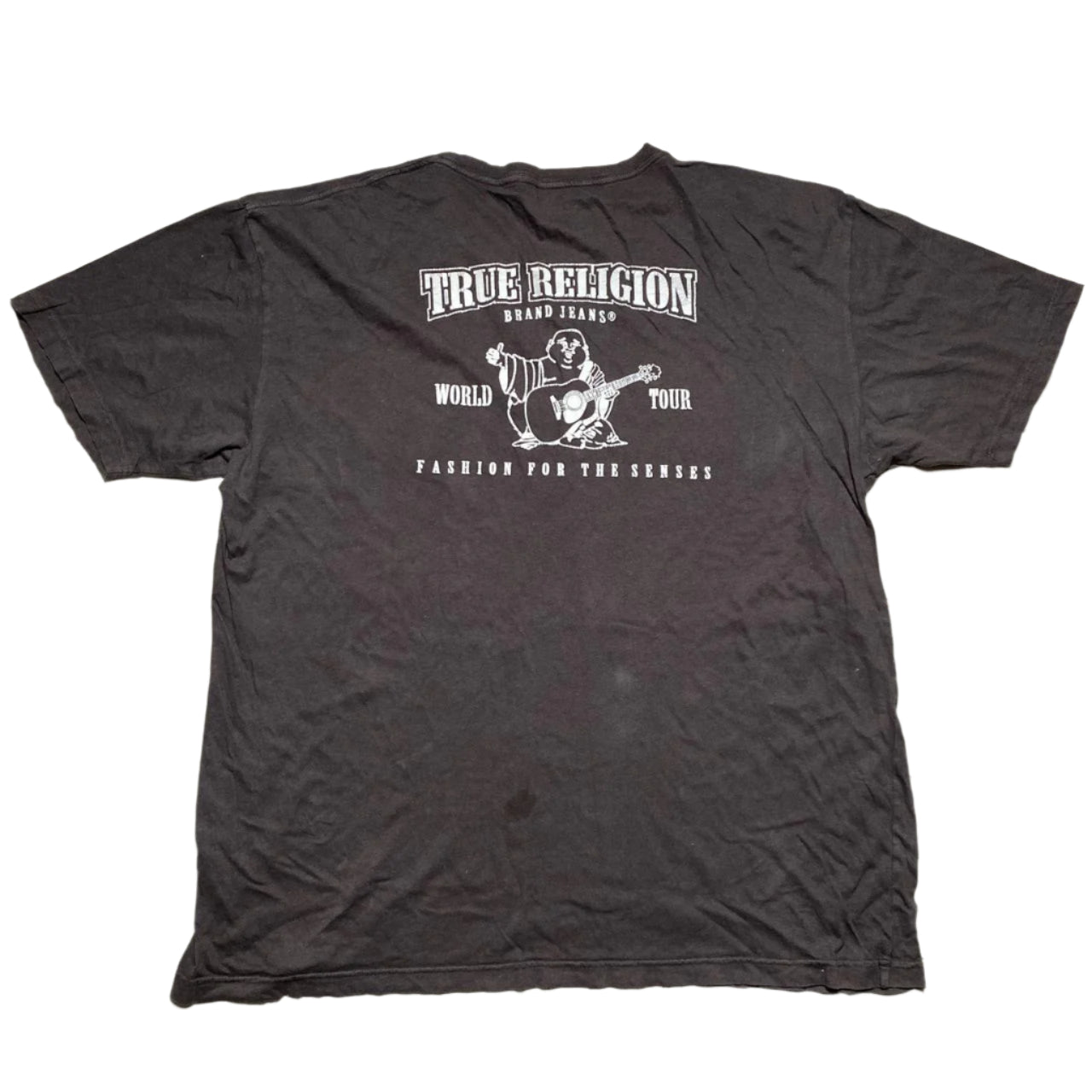 True Religion Black and White T Shirt (2XL)