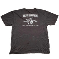 True Religion Black and White T Shirt (2XL)