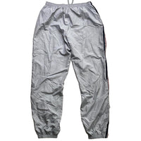 Reebok Silver Navy and Red Shell Trackpant Baggy Bottoms (L)