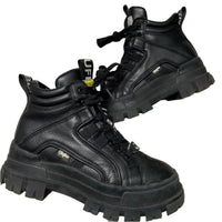 Buffalo London Black High Boots (UK 5)