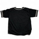 Cadillac Escalade Steve and Barrys Vintage 90’s Y2K Black and Brown Baseball Jersey Button Up Polo (XL)