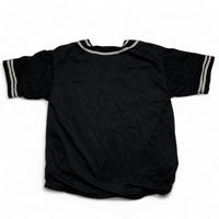Cadillac Escalade Steve and Barrys Vintage 90’s Y2K Black and Brown Baseball Jersey Button Up Polo (XL)