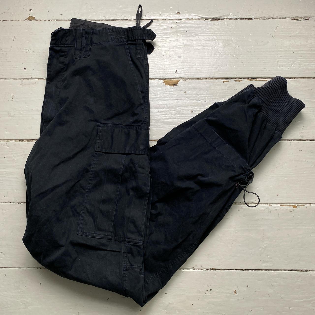 Maharishi Black Baggy Cargo Snopant Trousers