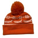 Easy Jet Orange and White Bobble Beanie Hat