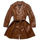 Imperial Leather Brown Trench Coat Jacket (L)