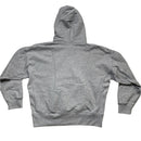 Motherlan Grey and White Hoodie (XL)