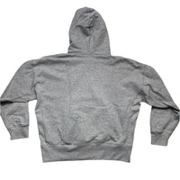 Motherlan Grey and White Hoodie (XL)