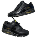 Nike Air Max 90 Black Patent and Gold (UK 9)