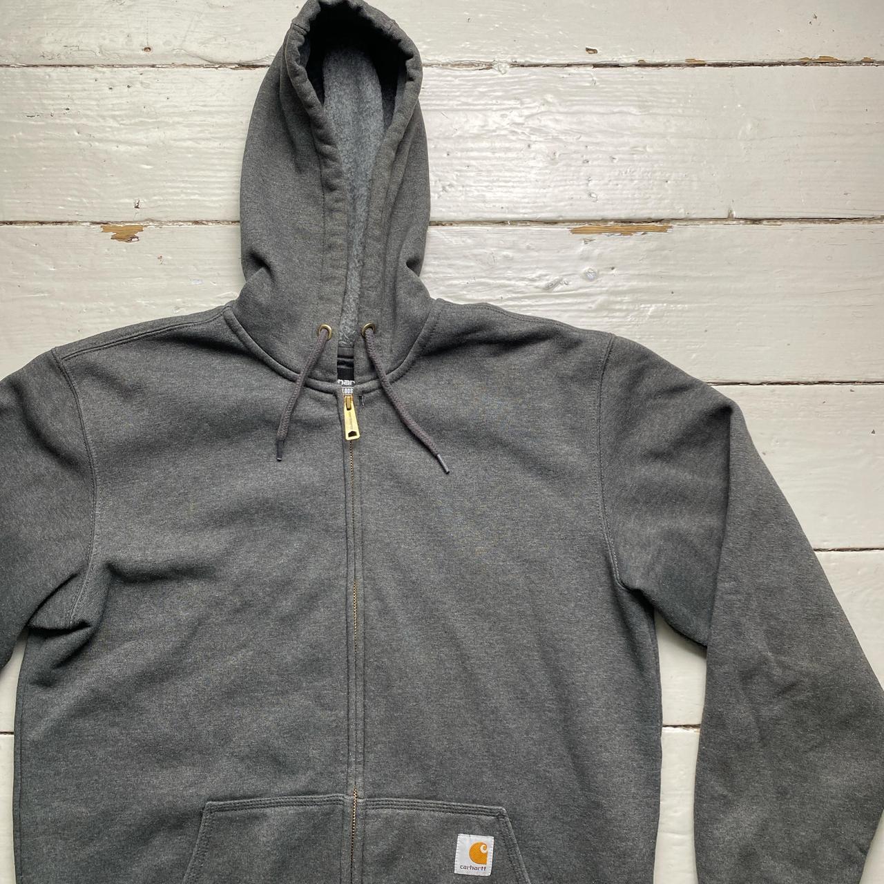 Carhartt Grey Loose Fleece Hoodie