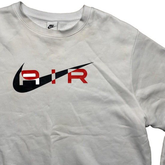 Nike Air Swoosh White Black and Red Jumper (XL)