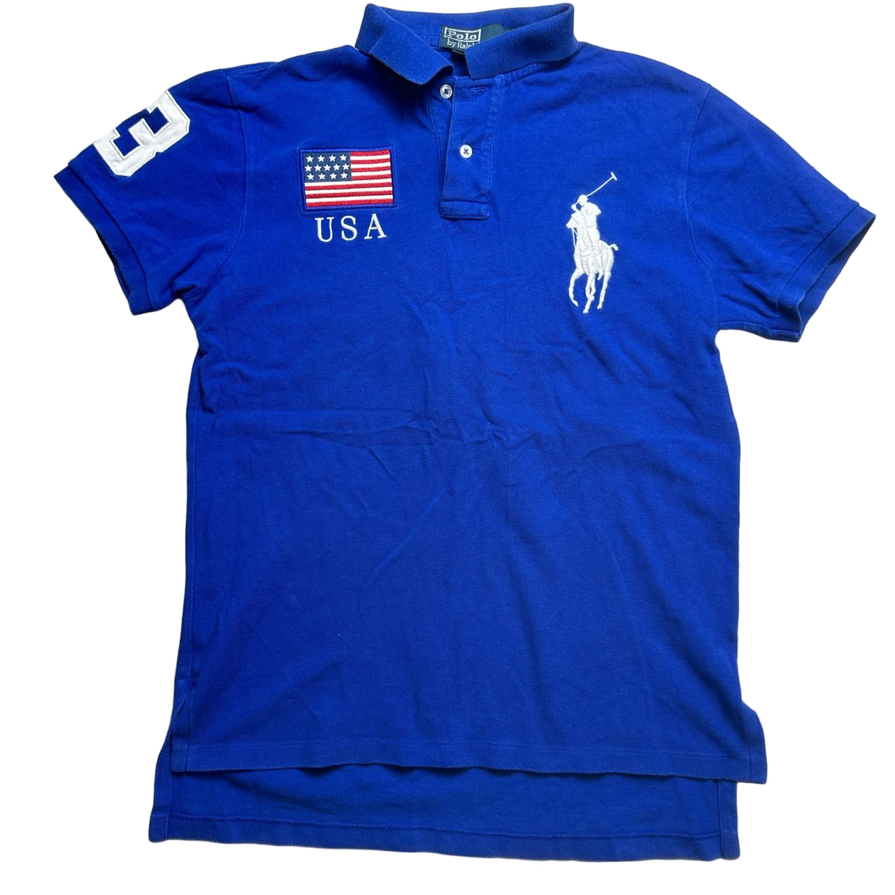 Polo Ralph Lauren United States Blue Polo Shirt (M)
