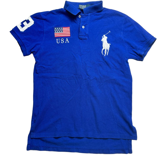 Polo Ralph Lauren United States Blue Polo Shirt (M)
