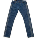 Balmain Paris Slim Repeat Light Blue Jeans (32W)