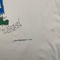 Ann Summers 1998 Stroke Pussies Graphic Vintage 90’s T Shirt (L)