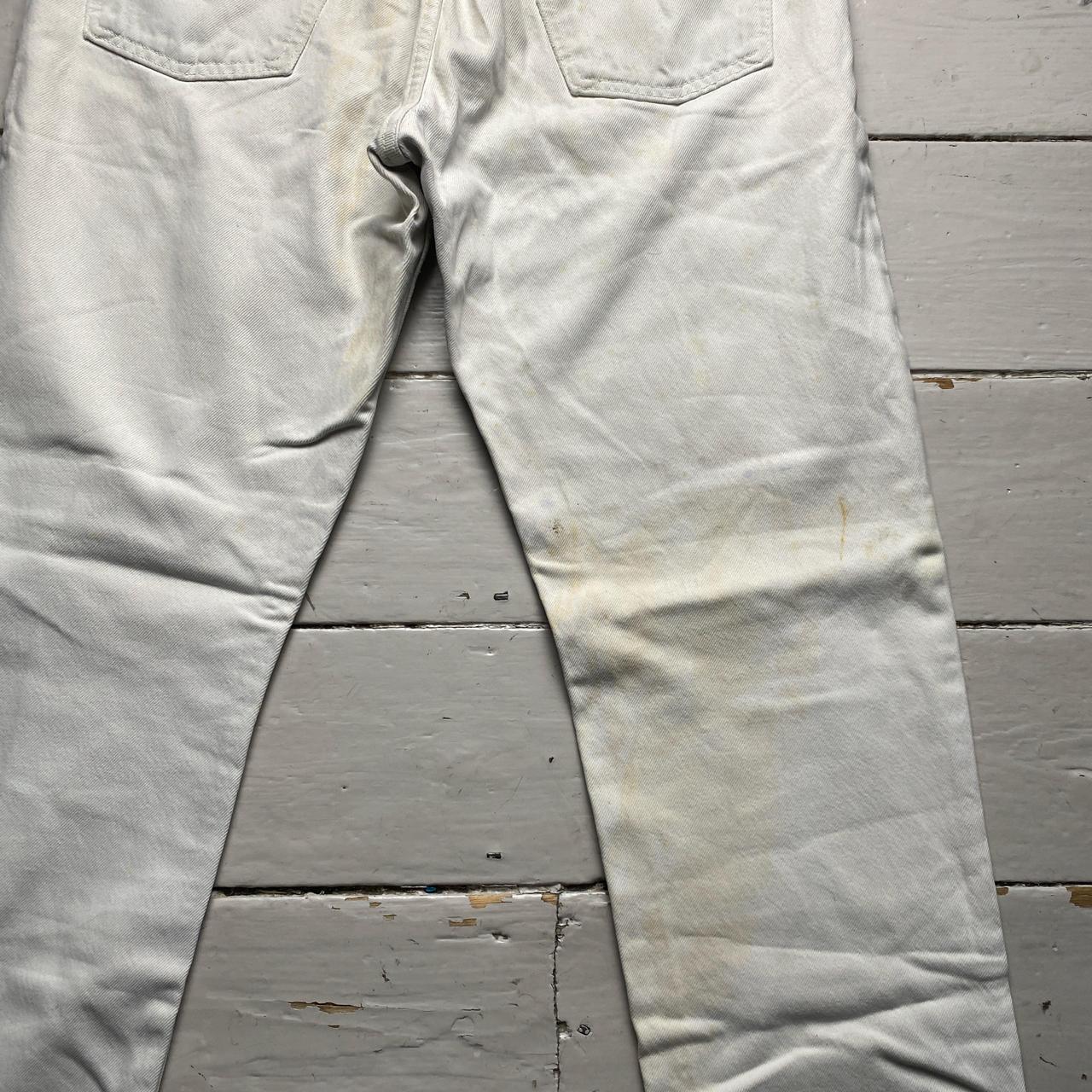 Levis 618 02 Vintage White Jeans