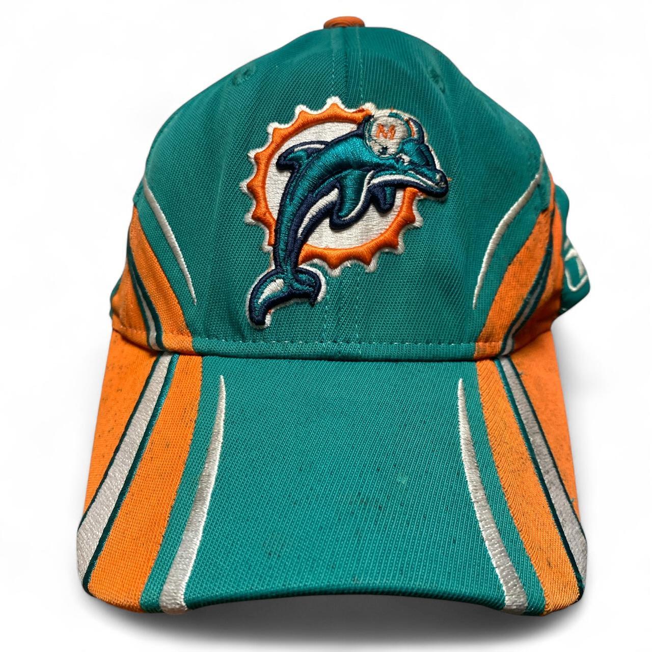 Miami Dolphins Reebok Vintage Turquoise and Orange Cap