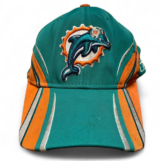Miami Dolphins Reebok Vintage Turquoise and Orange Cap