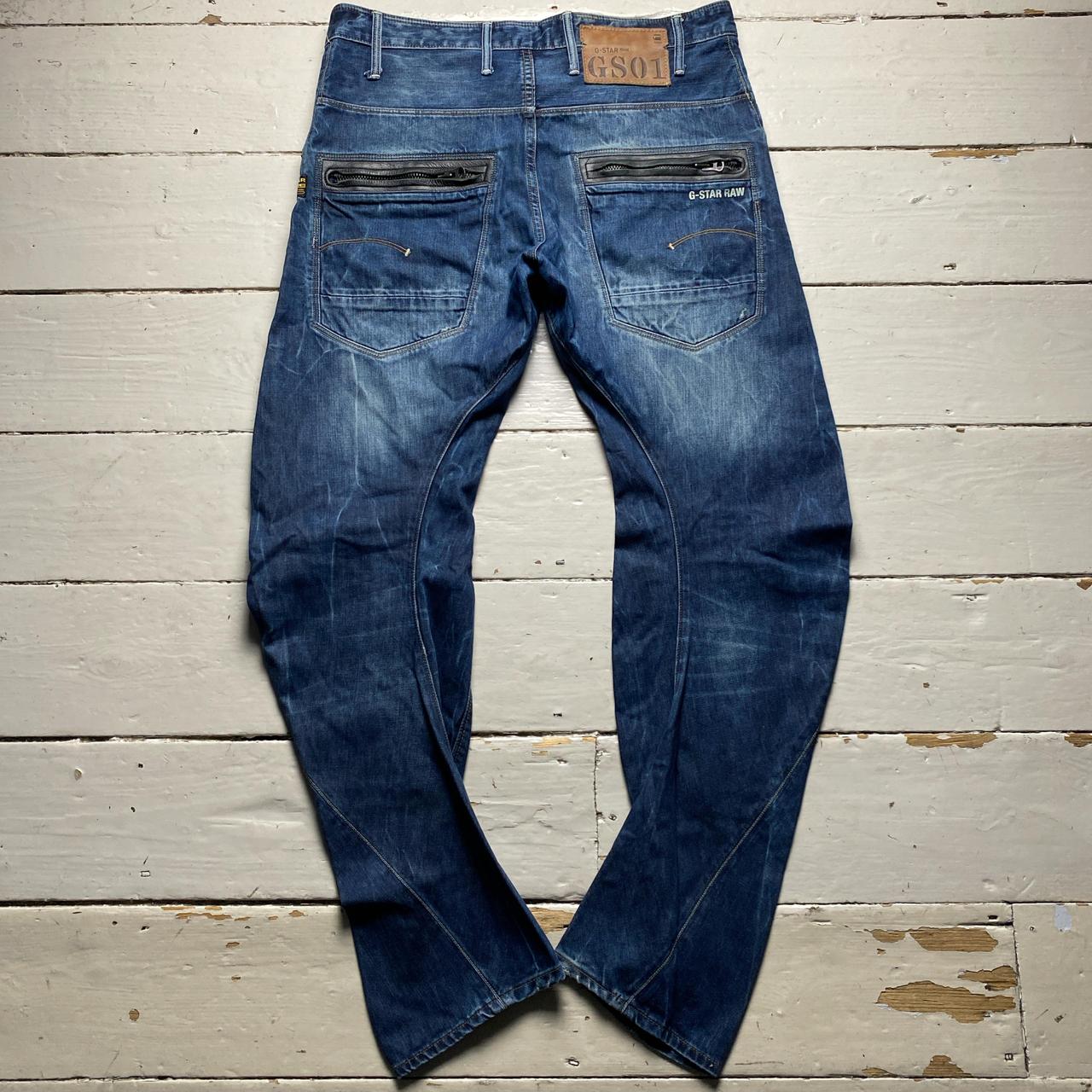 G Star GS01 Twisted Blue Jeans