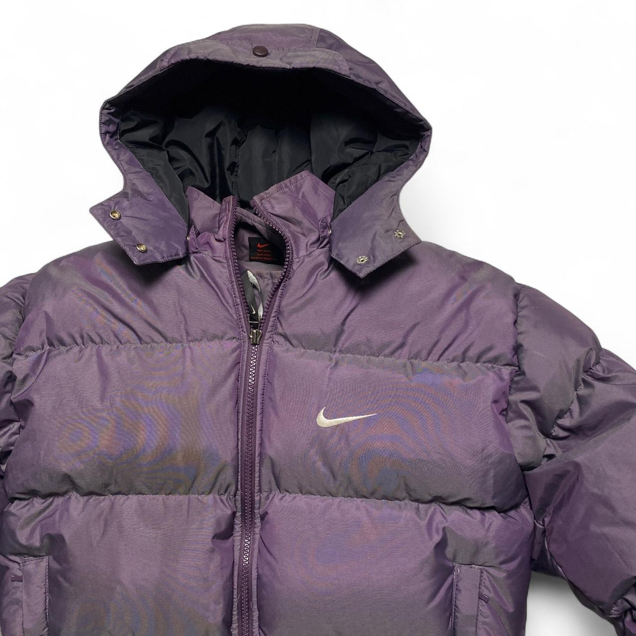Nike Vintage 90’s Purple Womens Puffer Coat (S)