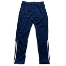 Adidas Navy and White Trackpant Bottoms (M)