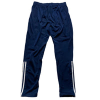 Adidas Navy and White Trackpant Bottoms (M)