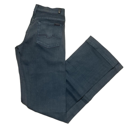7 For All Mankind Blue Straight Flair Jeans (W 26)