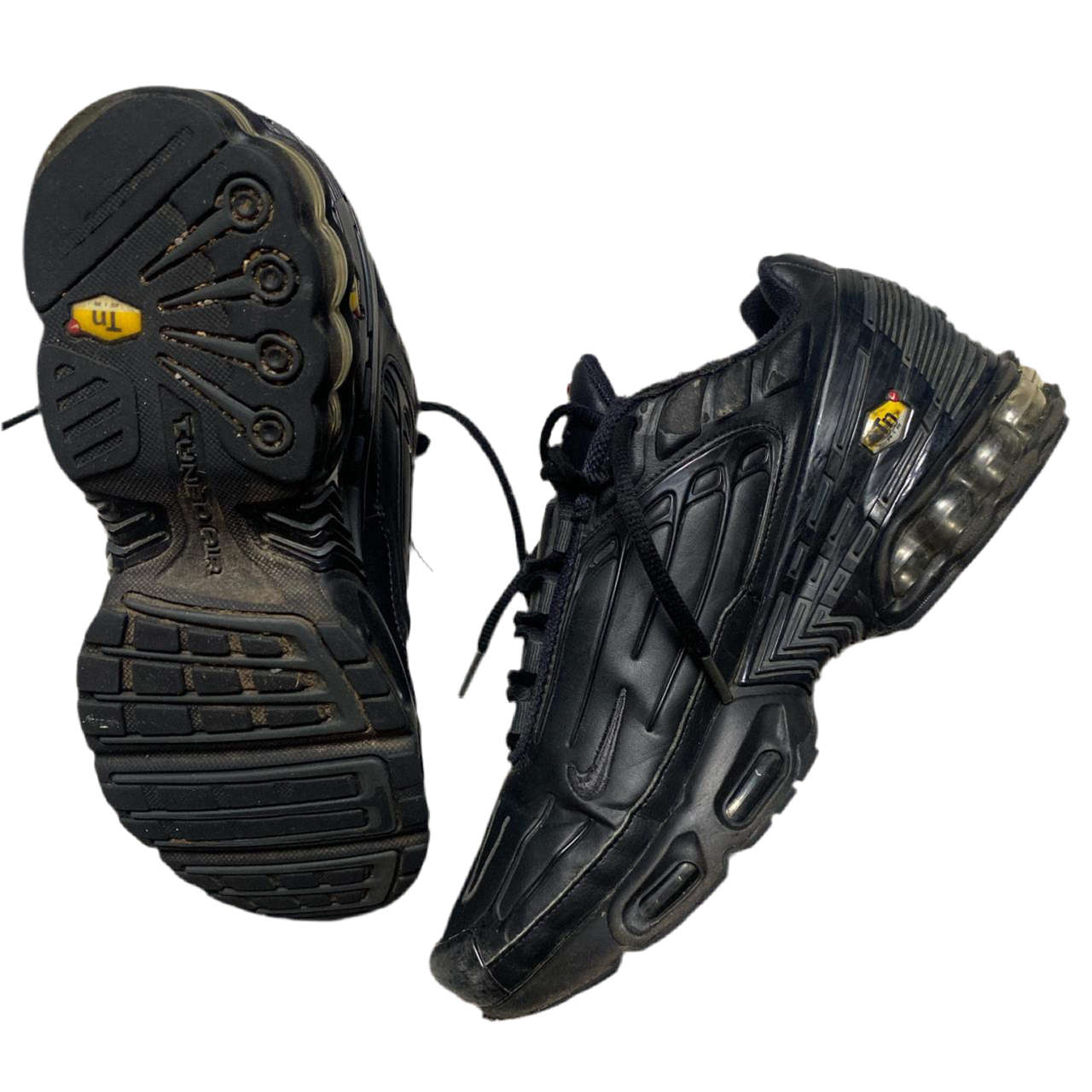 Nike Air Max Plus TN Black Leather (UK 7)