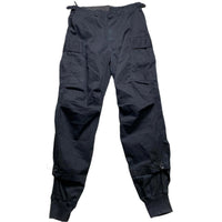 Maharishi Black Baggy Cargo Snopant Trousers (M)