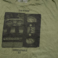 Zoo York Green and Black T Shirt (XL)