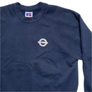 Crewneck Navy and White Jumper (M)