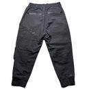 Y-3 Yohji Yamamoto Black Low Crotch Cargo Trouser Bottoms (M)