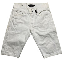 Stone Island Denims Vintage White Jean Short Jorts (30W)