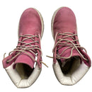 Timberland Pink Nubuck White and Grey High Boots (UK 3)