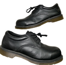 Dr Martens Black Steel Toe Low Boot Shoes (UK 10)