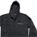 Places and Faces Black and Silver Reflective Parka Long Black Jacket (L)