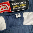 Ecko UNLTD Vintage Navy Red and Black Cargo Trousers (M)
