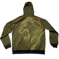Nike Therma Fit Lebron James Green and Red Hoodie (XL)