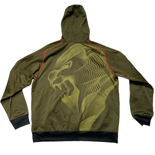 Nike Therma Fit Lebron James Green and Red Hoodie (XL)