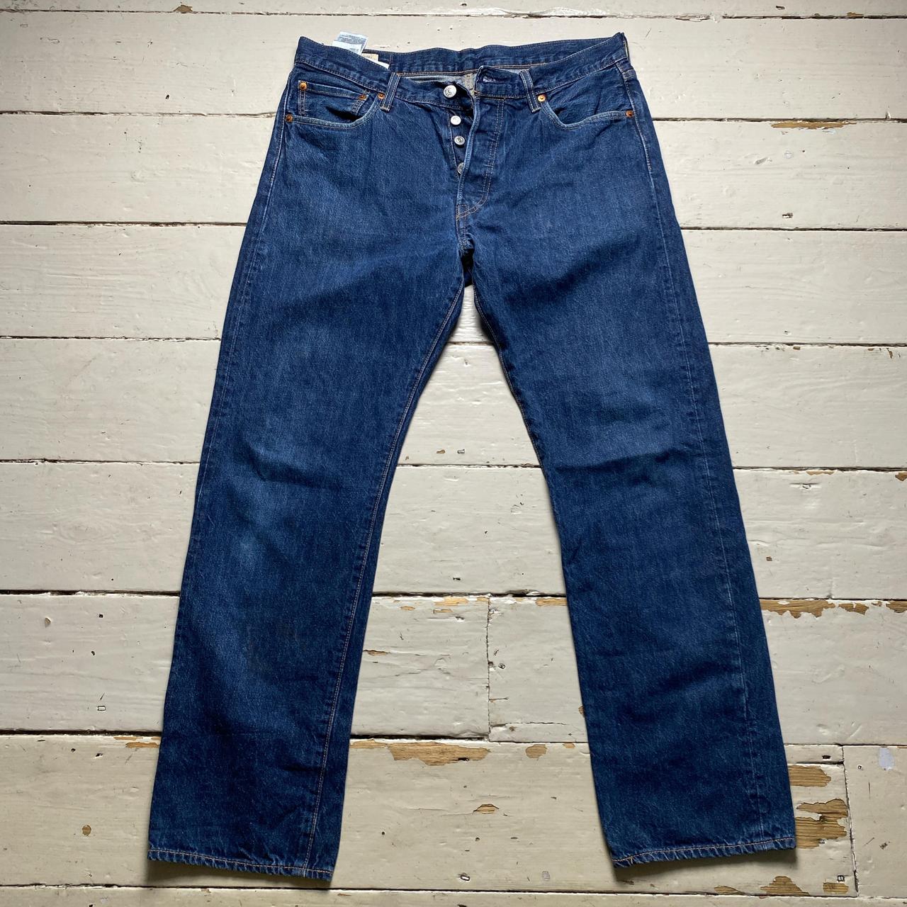 Levis 501 Baggy Navy Jeans