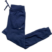 Nike Navy and White Swoosh Joggers (S)