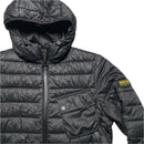 Barbour Bubble Puffer Black Jacket (S)