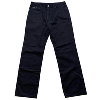 YSL Yves Saint Laurent Black Jean Trousers (36W)