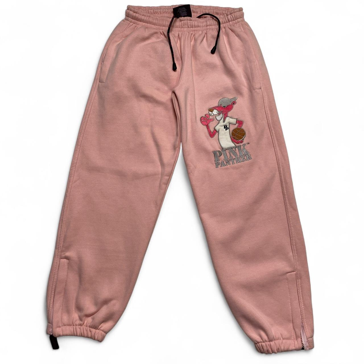 Pink Panther Vintage y2k Pink and White Full Tracksuit (S)