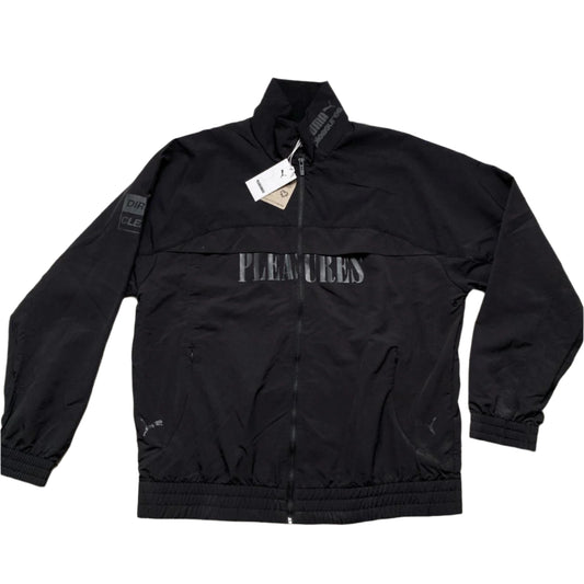 Puma Pleasures Black Windbreaker Tracksuit Jacket (XL)