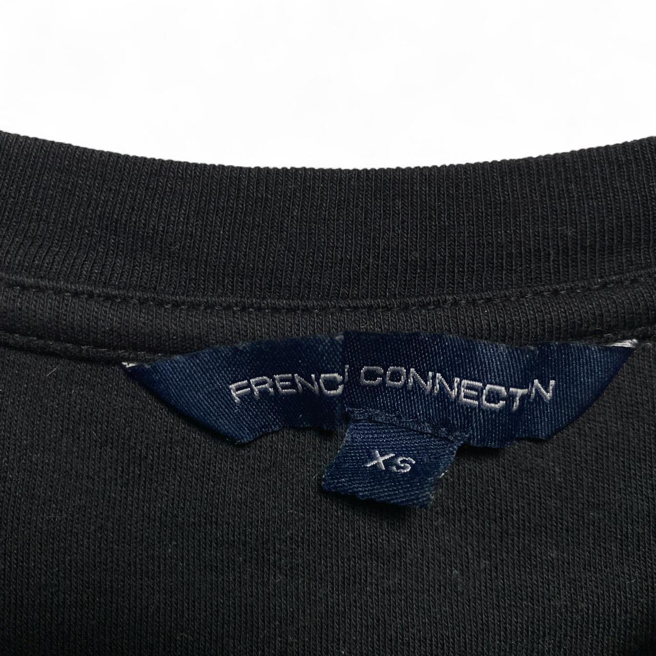 What the FCUK French Connection Spoof Black and White Long Sleeve (XS)
