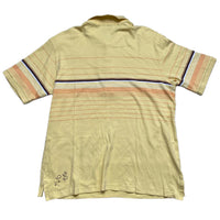 Rocawear Yellow Brown and Orange Polo Shirt (XL)