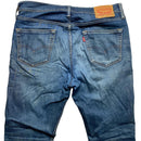 Levis 511 Dark Navy Distressed Slim Jeans (34W)
