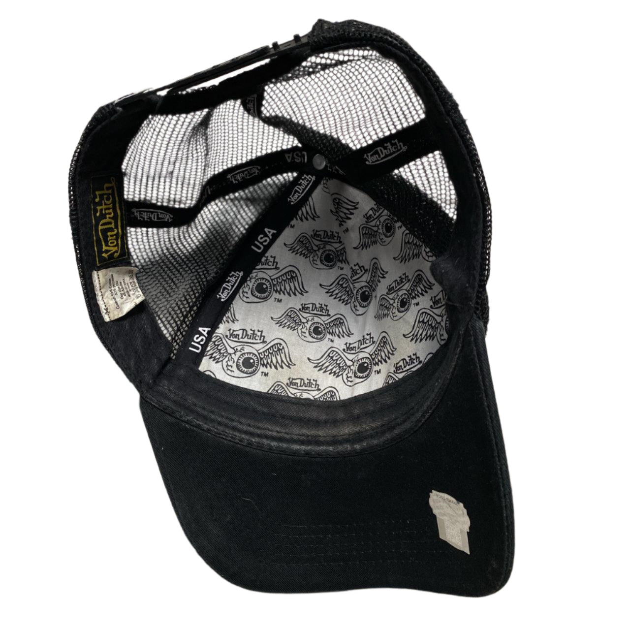 Von Dutch Black and White Trucker Cap