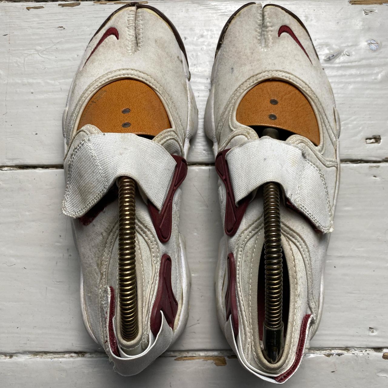 Nike Air Rift White and Burgundy Vintage 2001