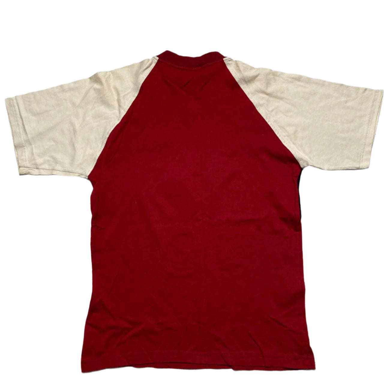 Ferrari Vintage y2k Red and Cream White Womens T Shirt (S)
